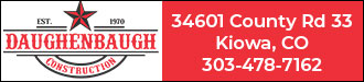 Daughenbaugh Construction Wide Sponsorship Banner