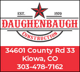 Daughenbaugh Construction Tall Sponsorship Banner